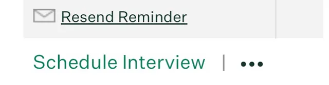 Resend reminder button for scorecard